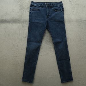 Express Jeans Mens Size 30x32 Blue Skinny Stretch Denim Pants Dark Wash